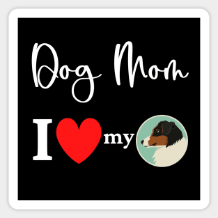 Dog Mom - I love my Australian Shepherd Sticker